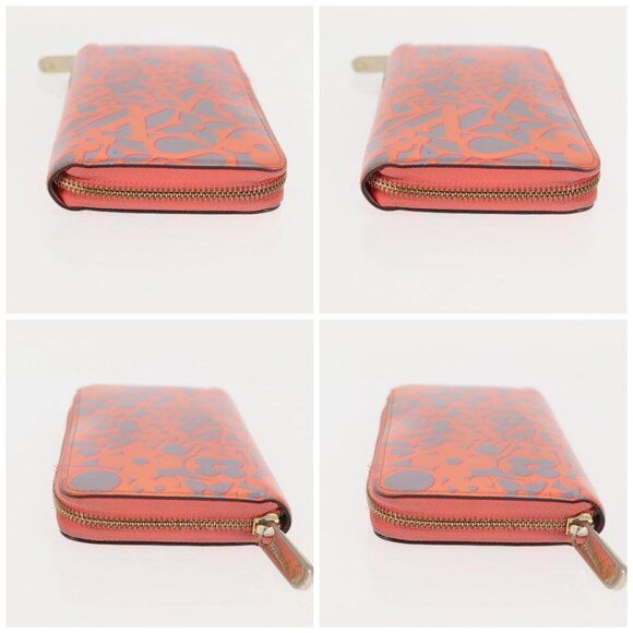 LOUIS VUITTON Sweet Monogram Zippy Wallet Long Wallet Orange M90124 Auth 143485 - Picture 16 of 16